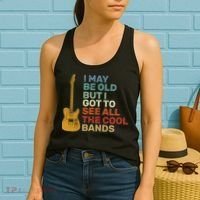 Old Guitarist The Cool Bands Women's Tank Top thumb 2