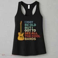 Old Guitarist The Cool Bands Women's Tank Top thumb 3