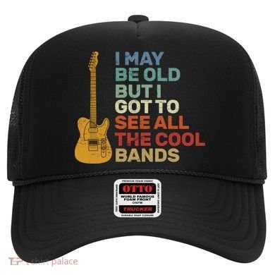 Old Guitarist The Cool Bands Hat
