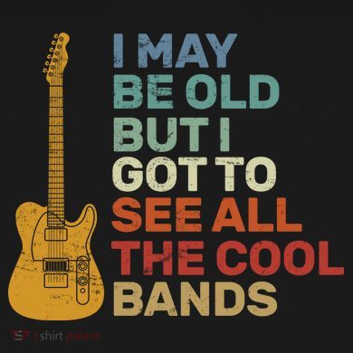 Old Guitarist The Cool Bands Tank Top