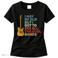 Old Guitarist The Cool Bands Women's T-Shirt thumb 0