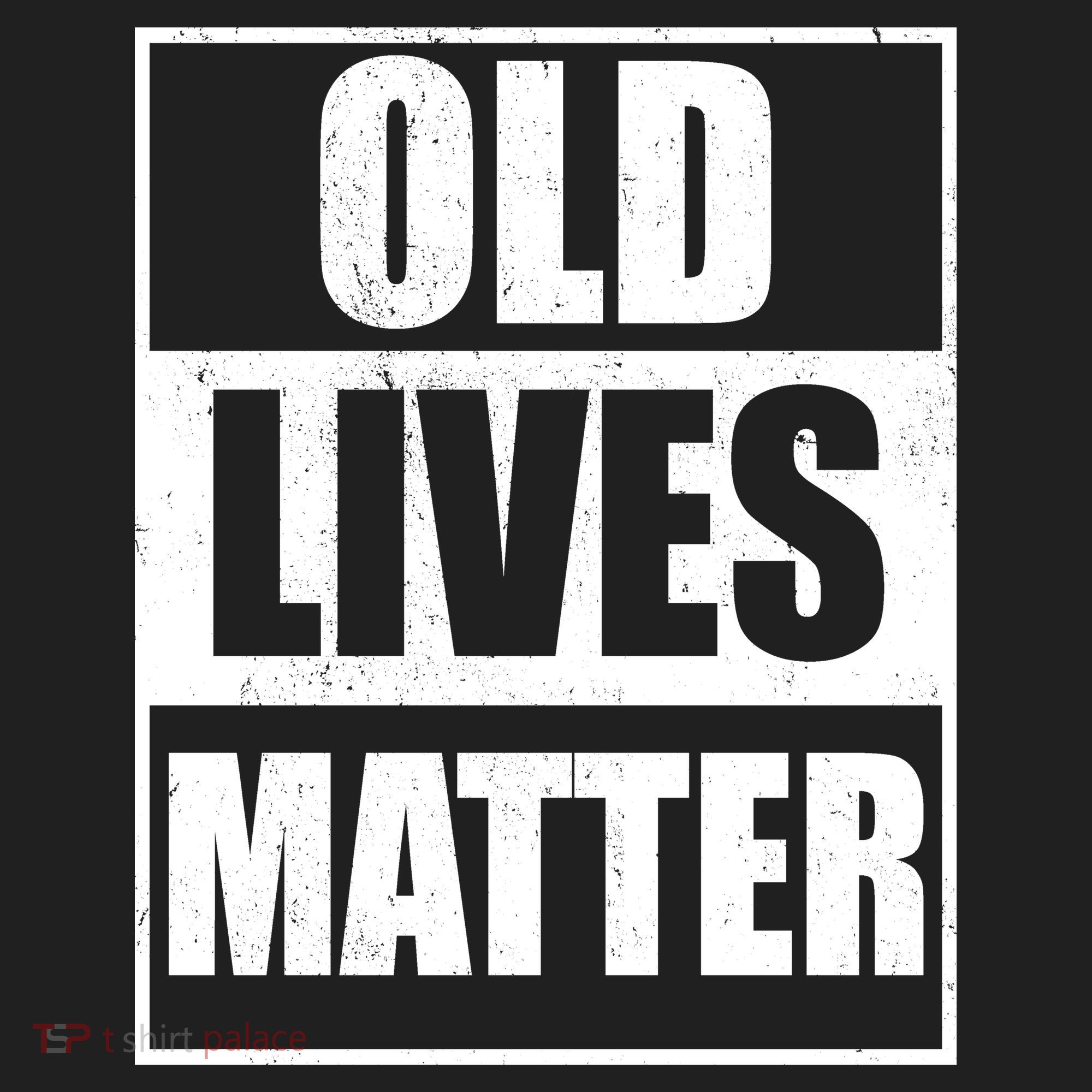 Old Lives Matter Distressed Logo Women's Sweatshirt