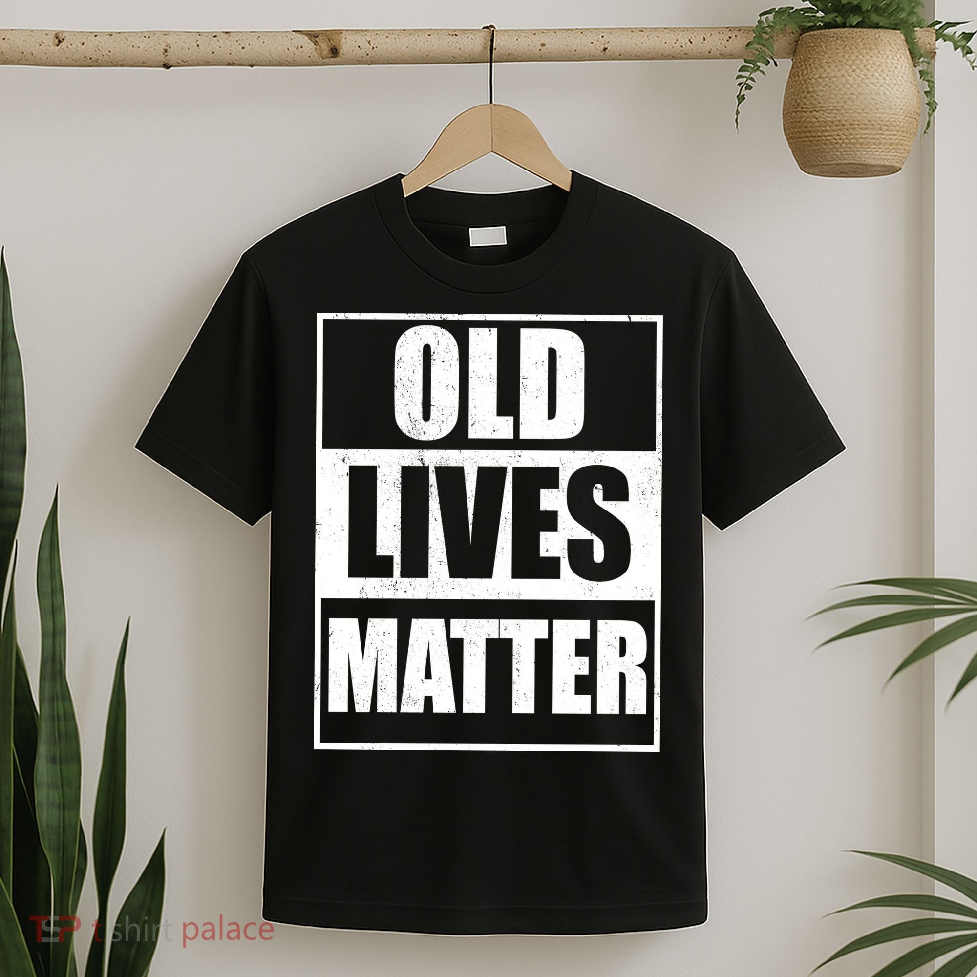 Old Lives Matter Distressed Logo T-Shirt