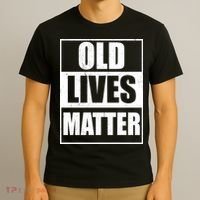 Old Lives Matter Distressed Logo T-Shirt thumb 3