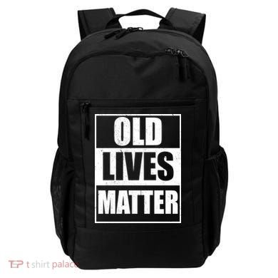 Old Lives Matter Distressed Logo Backpack