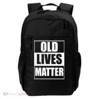 Old Lives Matter Distressed Logo Backpack thumb 0