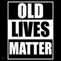 Old Lives Matter Distressed Logo Button thumb 1