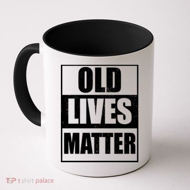 Old Lives Matter Distressed Logo Coffee Mug