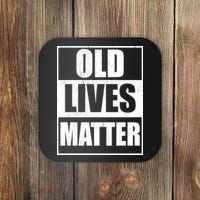Old Lives Matter Distressed Logo Coaster thumb 0