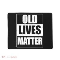 Old Lives Matter Distressed Logo Mousepad thumb 0