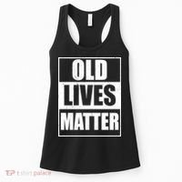 Old Lives Matter Distressed Logo Women's Tank Top thumb 0