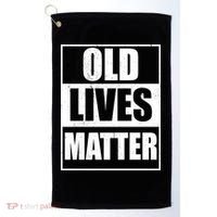 Old Lives Matter Distressed Logo Golf Towel thumb 0