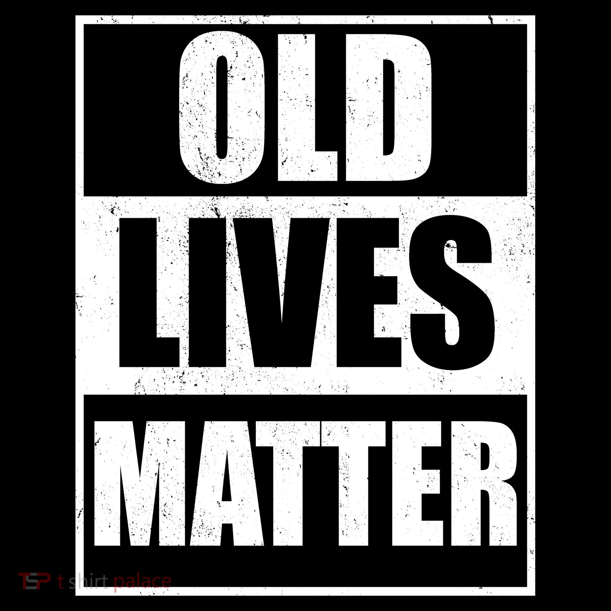 Old Lives Matter Distressed Logo Visor