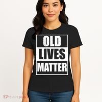 Old Lives Matter Distressed Logo Women's T-Shirt thumb 4
