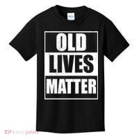 Old Lives Matter Distressed Logo Kids T-Shirt thumb 0