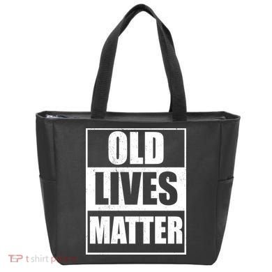 Old Lives Matter Distressed Logo Tote Bag