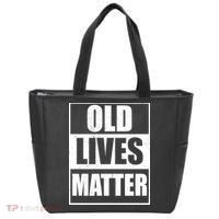 Old Lives Matter Distressed Logo Tote Bag thumb 0