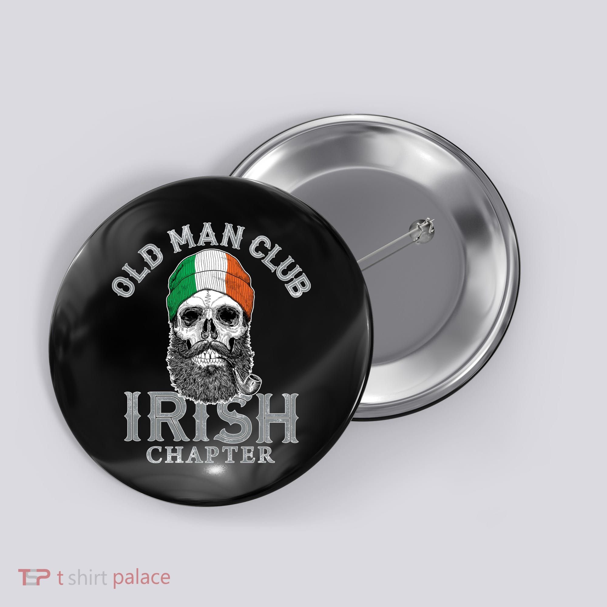 Old Man Club: Irish Chapter Button