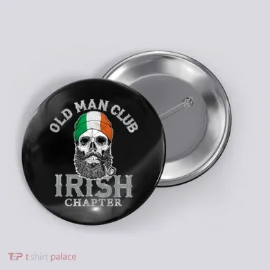 Old Man Club: Irish Chapter Button