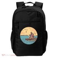Old Man Fishing Backpack thumb 0