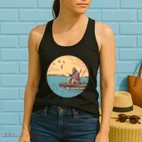 Old Man Fishing Women's Tank Top thumb 2
