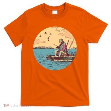 Old Man Fishing T-Shirt