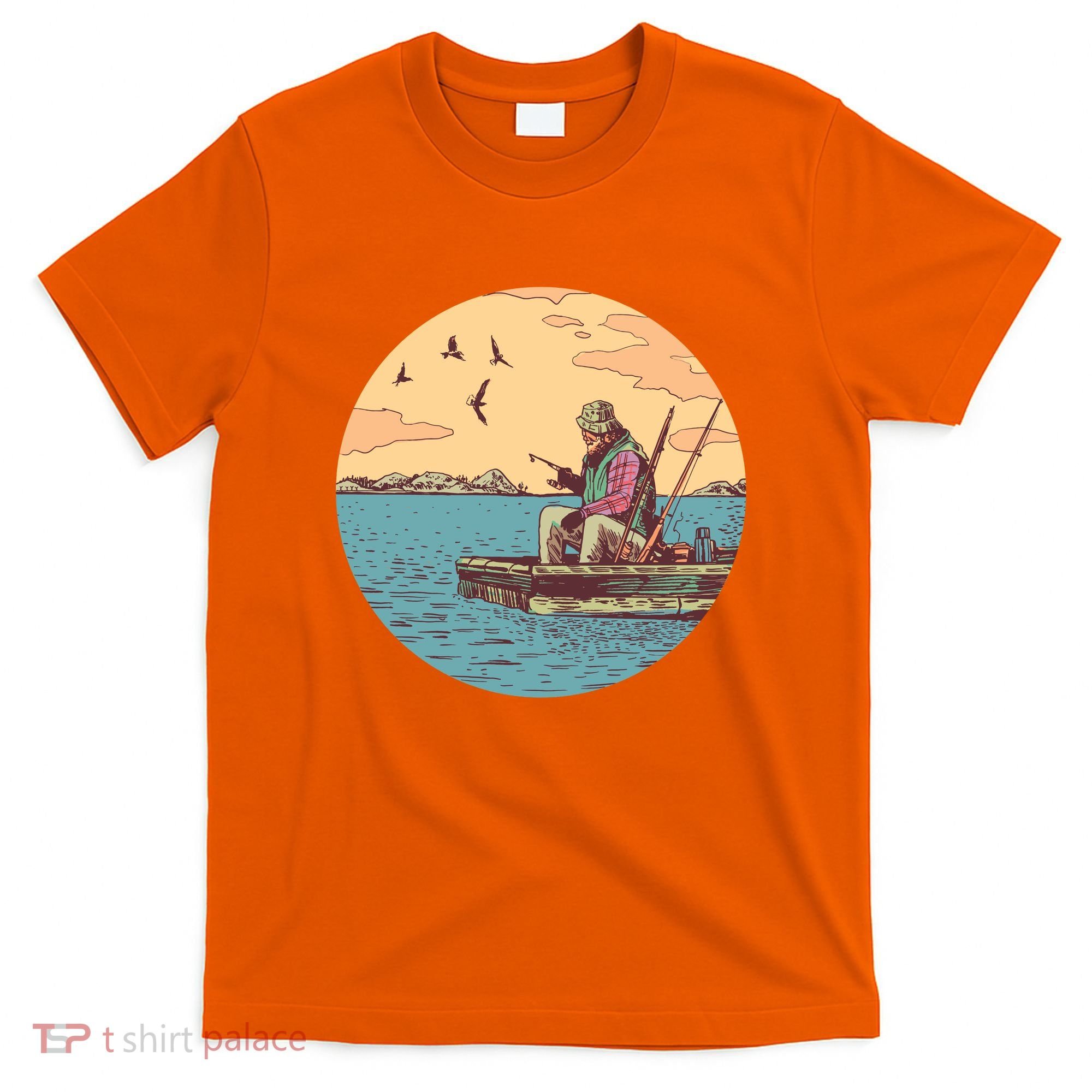 Old Man Fishing T-Shirt