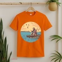 Old Man Fishing T-Shirt thumb 2