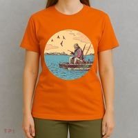 Old Man Fishing T-Shirt thumb 4