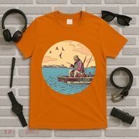 Old Man Fishing T-Shirt thumb 5