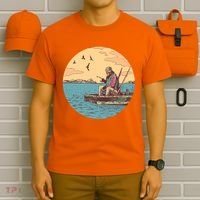 Old Man Fishing T-Shirt thumb 6