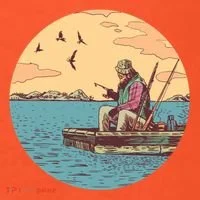 Old Man Fishing T-Shirt thumb 7