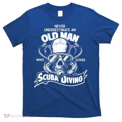 Old Man Who Loves Scuba Diving T-Shirt