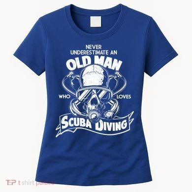 Old Man Who Loves Scuba Diving Women's T-Shirt