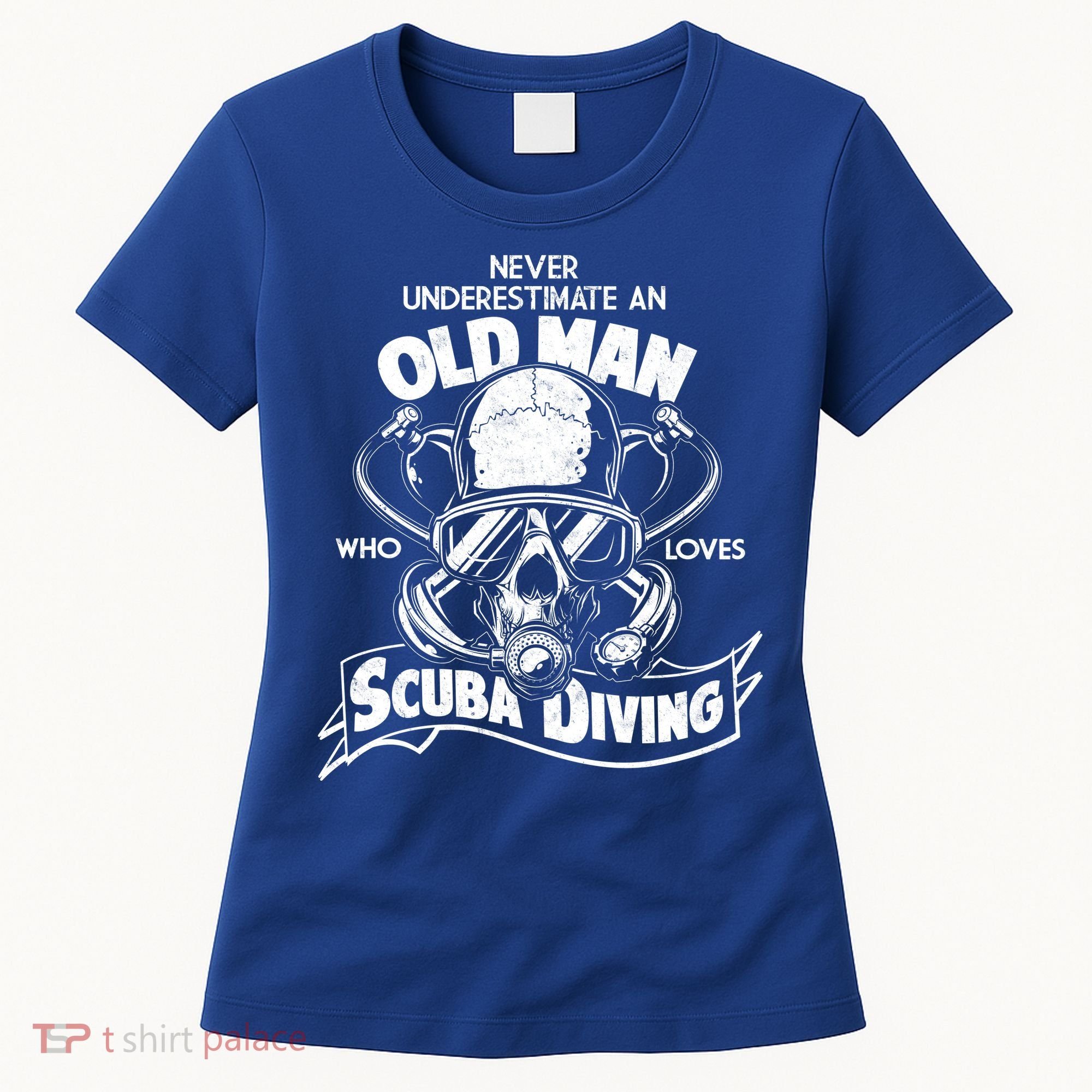 Old Man Who Loves Scuba Diving Women's T-Shirt