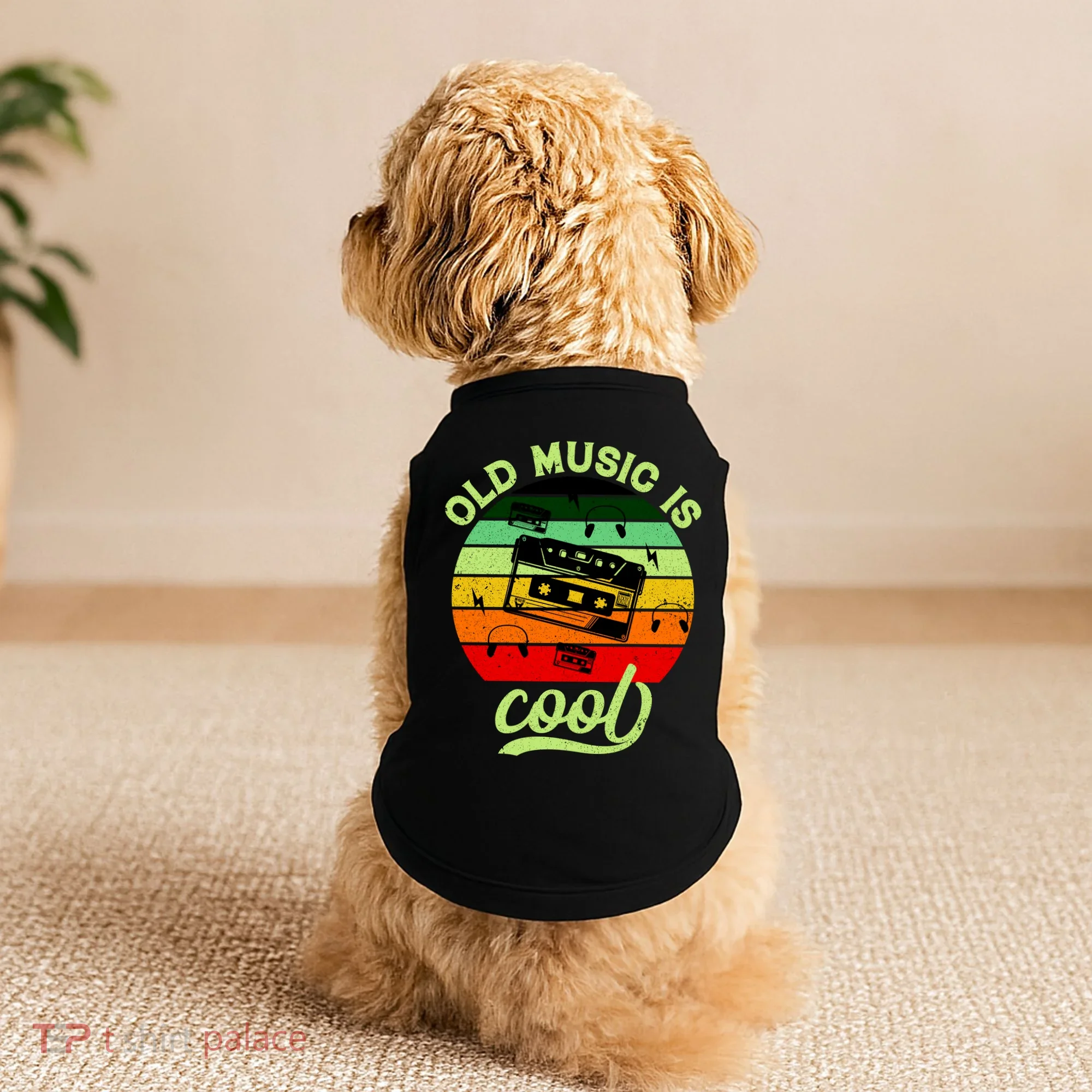 Old Music Is Cool Doggie Tank