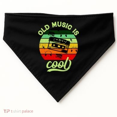 Old Music Is Cool USA-Made Doggie Bandana