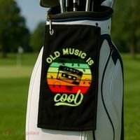 Old Music Is Cool Golf Towel thumb 2