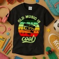 Old Music Is Cool Kids T-Shirt thumb 3