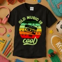 Old Music Is Cool Kids T-Shirt thumb 3