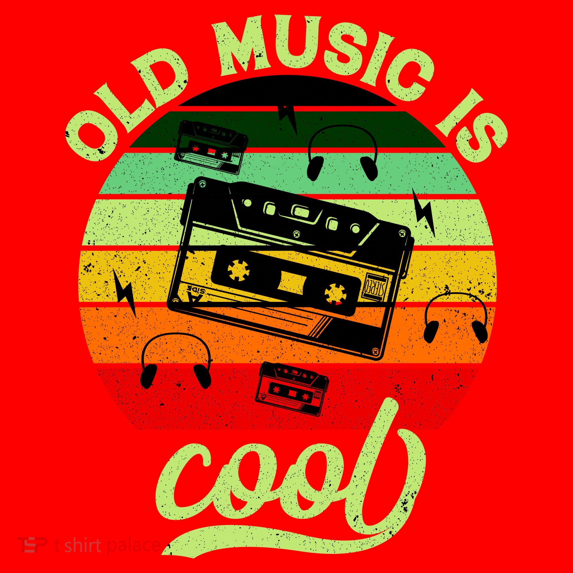 Old Music Is Cool Santa Hat