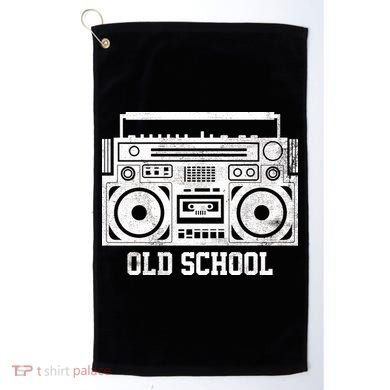 Old School Boombox Golf Towel