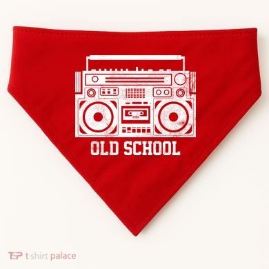 Old School Boombox USA-Made Doggie Bandana