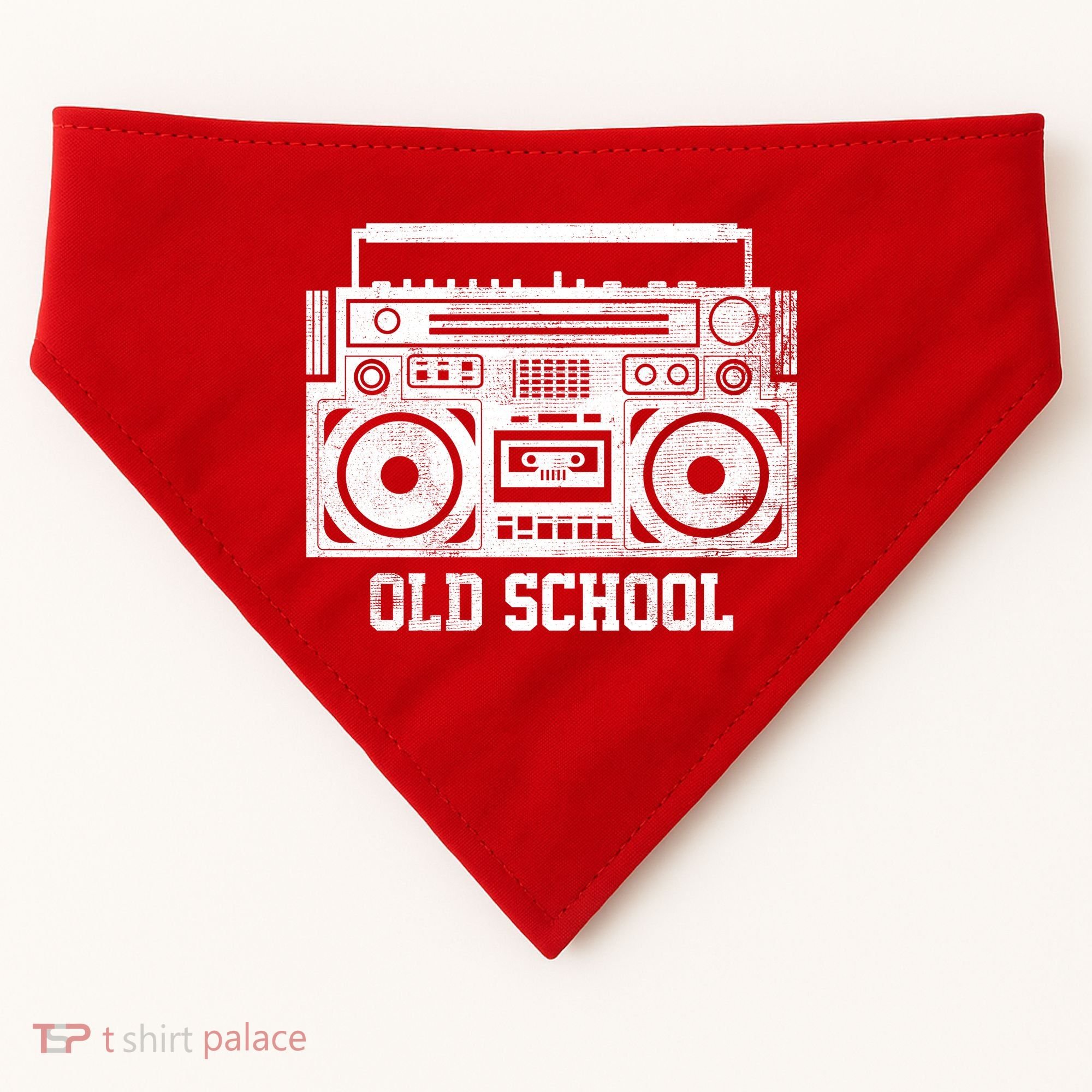 Old School Boombox USA-Made Doggie Bandana