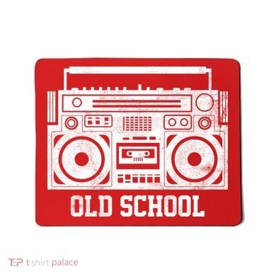 Old School Boombox Mousepad