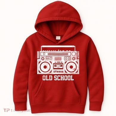 Old School Boombox Kids Hoodie