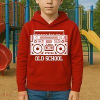 Old School Boombox Kids Hoodie thumb 2