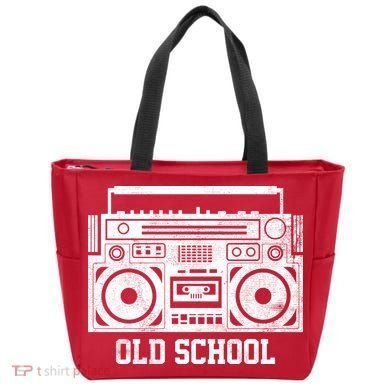 Old School Boombox Tote Bag
