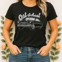 Old School Classic Car Women's T-Shirt thumb 2