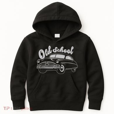 Old School Classic Car Kids Hoodie